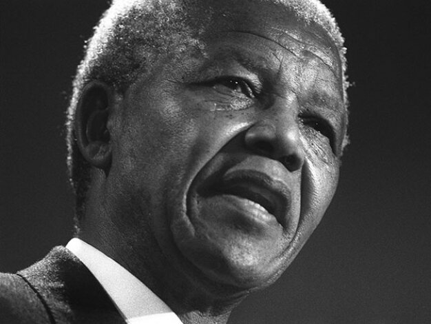 Former South African President Nelson Mandela